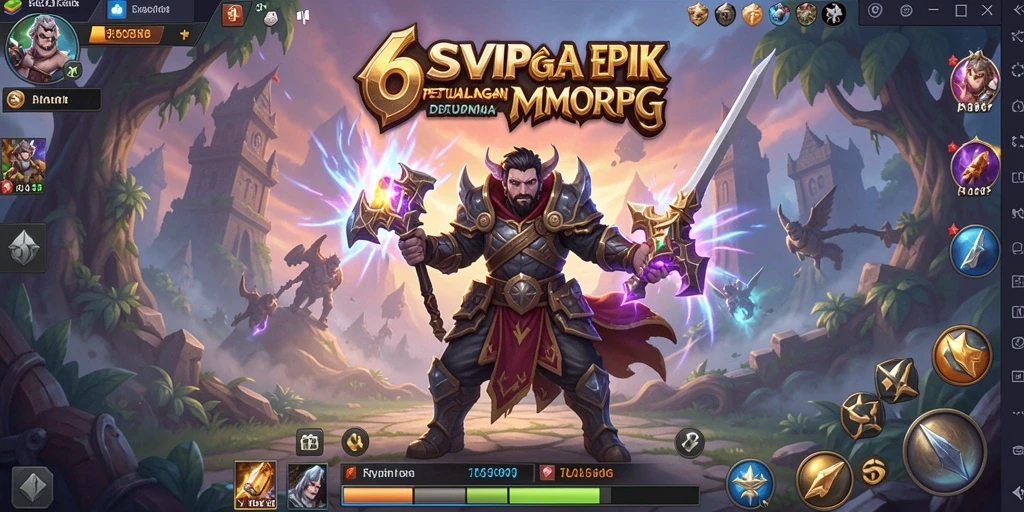 Gameplay seru di 6SVIP, menjelajahi dunia MMORPG.