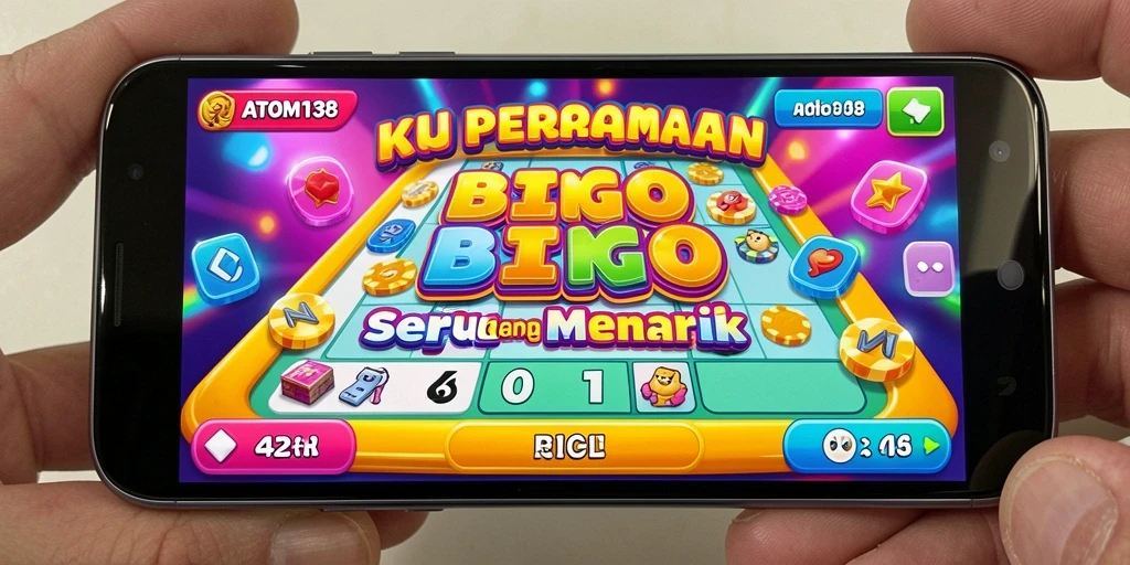 Tampilan gameplay seru Bingo ATOM138.