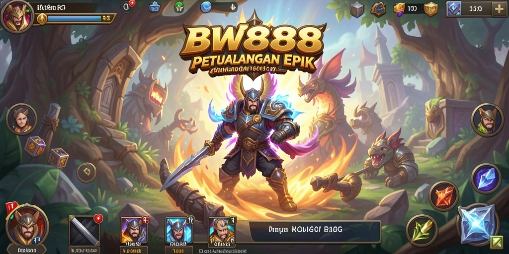 Gameplay RPG BW888 yang menarik dan dinamis.