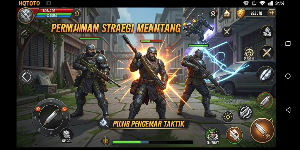 Tampilan gameplay HQTOTO yang memukau dengan strategi mendalam.