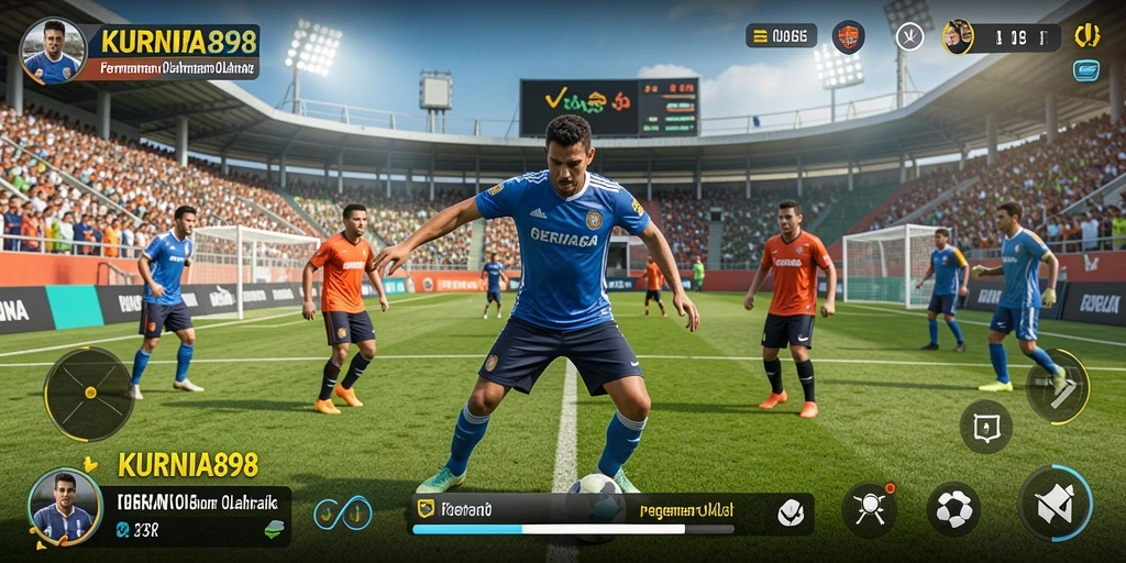 Screenshot KURNIA898 yang menampilkan aksi olahraga mendebarkan.