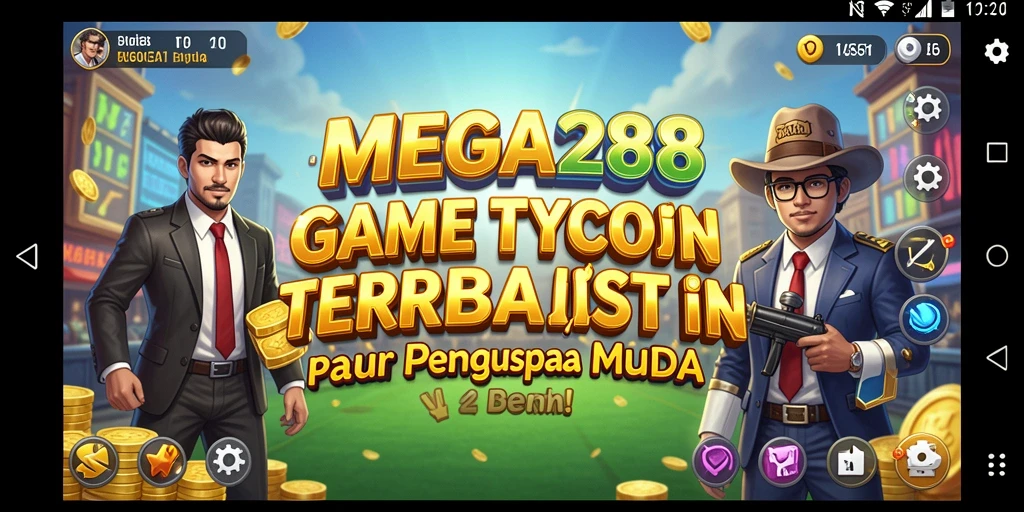 Tampilan permainan MEGA288 yang menarik dan penuh strategi Tycoon.