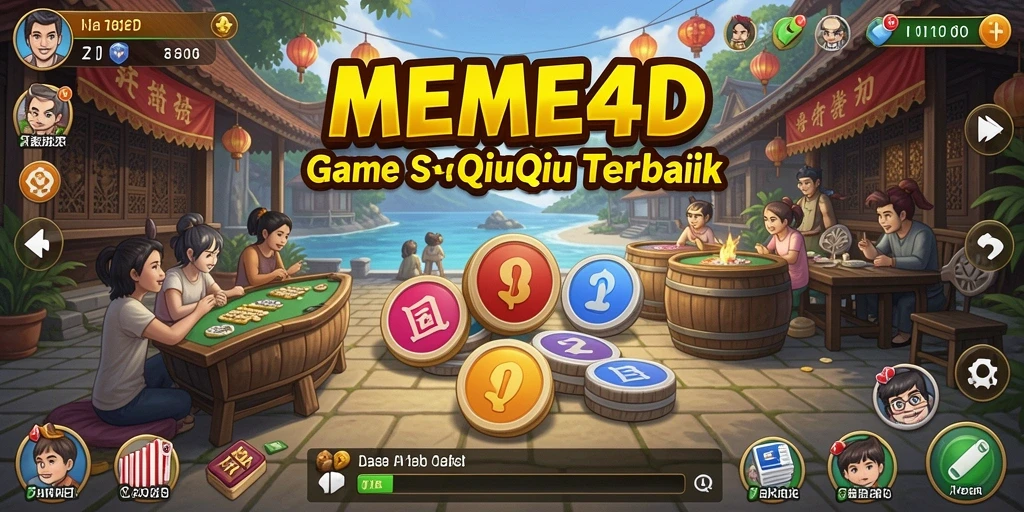 Tampilan gameplay QiuQiu yang menarik di MEME4D.