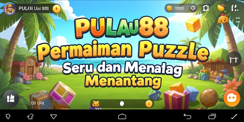 Screenshot gameplay PULAU88 menampilkan tantangan teka-teki yang menarik.