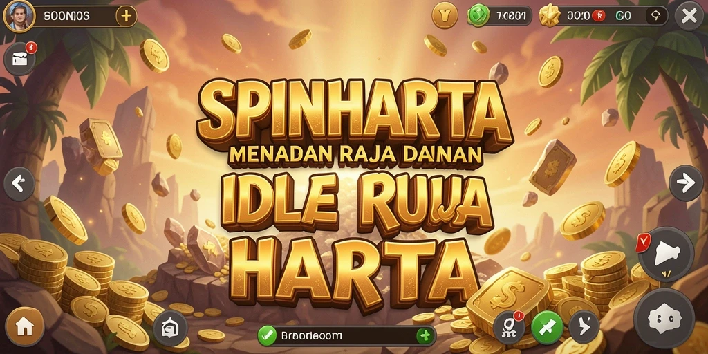 Tampilan gameplay yang menarik dan seru dari SPINHARTA.